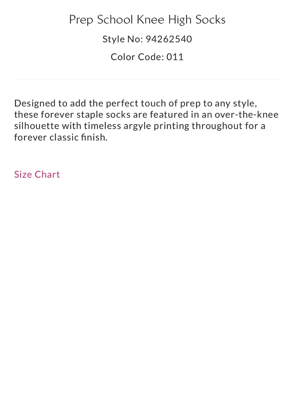 Free People Prep School Knee High Socks